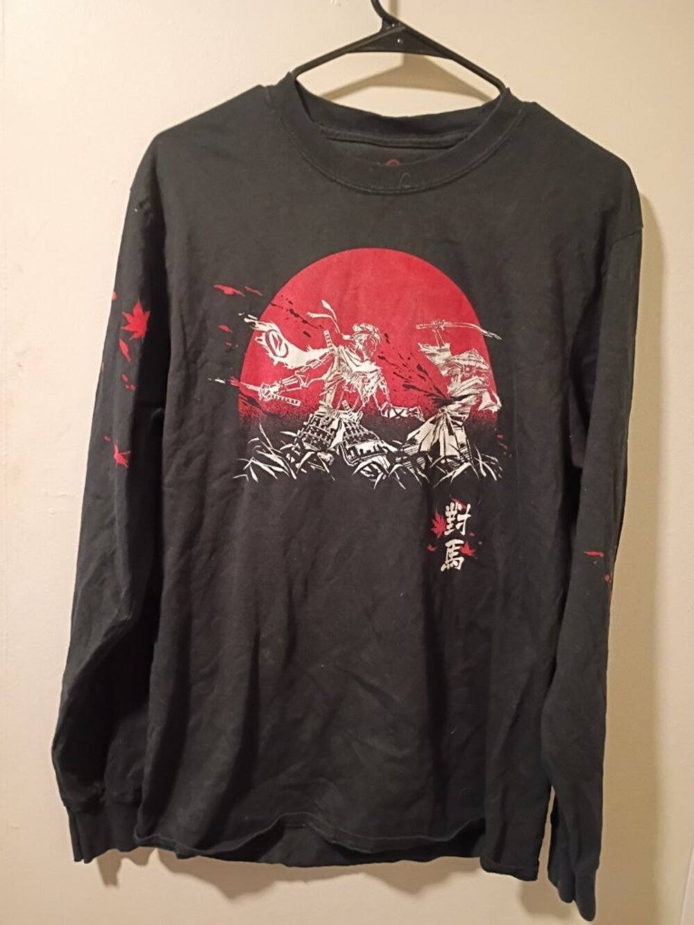 Ghost of Tsushima Single combat long sleeve T-shirt Size Large